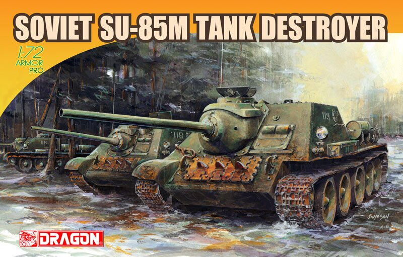 модель Танк Soviet SU-85M Tank Destroyer